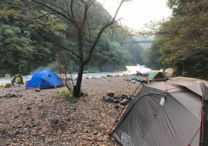 氷川キャンプ場の朝