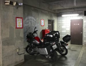 氷川キャンプ場の駐車場