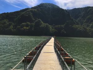 麦山の浮橋