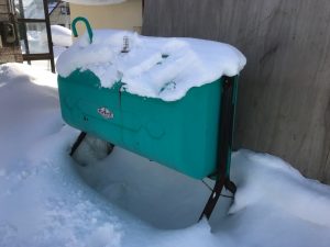 北海道の灯油タンク