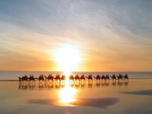 ブルームの夕日